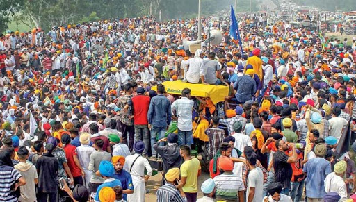 All india farmer Protest against new Krishi Bill 2020, हरियाणा पंजाब के किसान कृषि बिल के खिलाफ