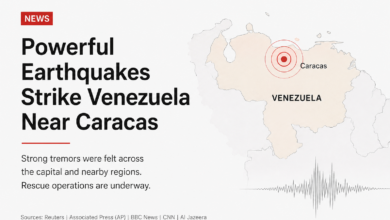 Powerful earthquakes strike Venezuela, thejanmat.com