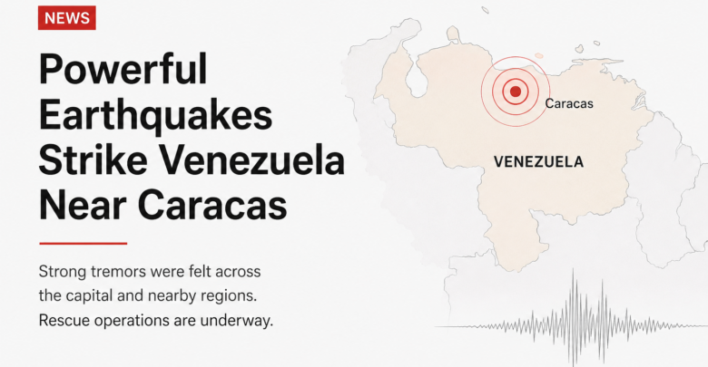 Powerful earthquakes strike Venezuela, thejanmat.com