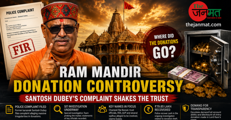 Ram Mandir Donation Controversy Deepens: Santosh Dubey’s Allegations Spark Debate Over Transparency, Trust and Accountability
